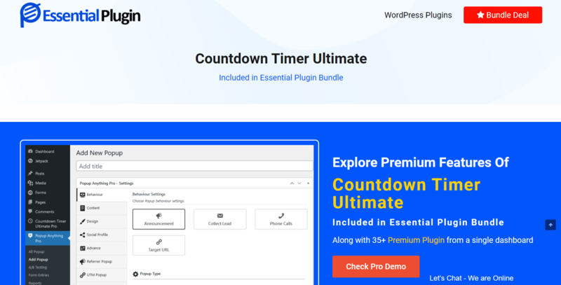 افضل اضافت العداد التنازلي على وردبريس Countdown Timer Ultimate