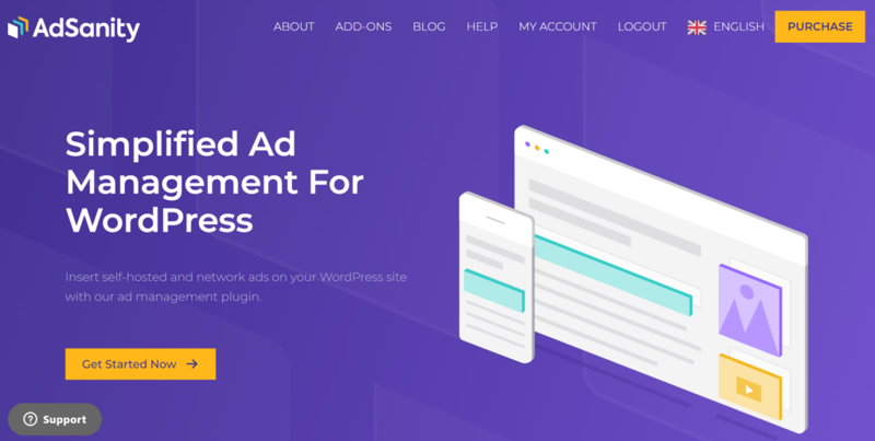 AdSanity اضافات التسويق بالعمولة وردبريس