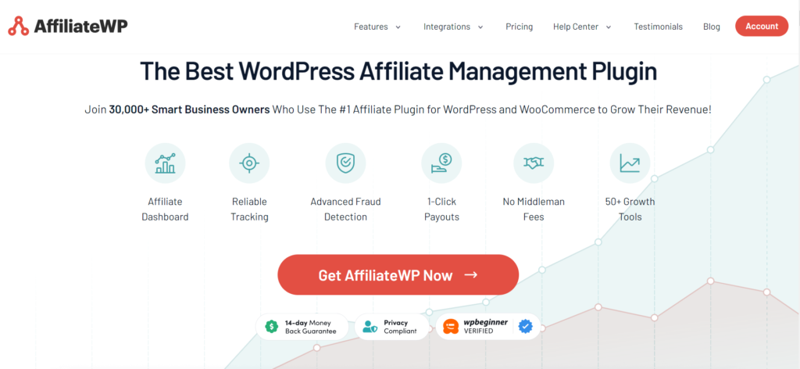 AffiliateWP اضافات التسويق بالعمولة وردبريس