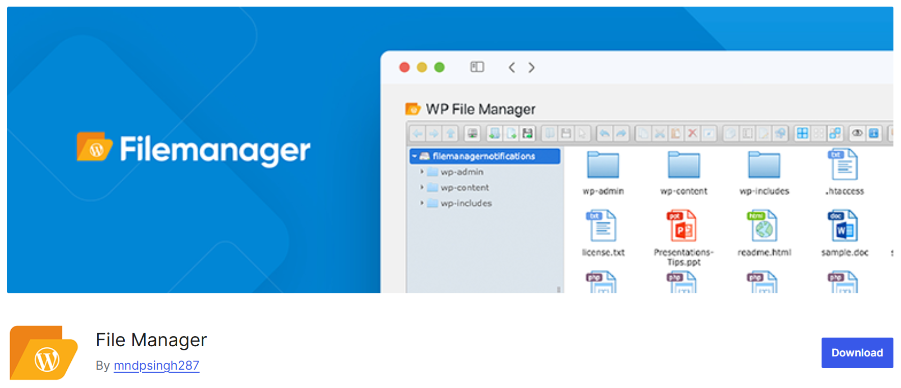 File Manager  اضافات رفع الملفات وردبريس