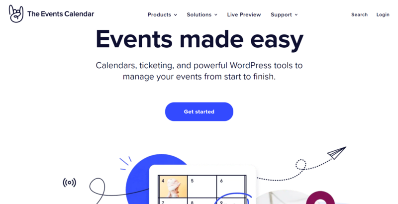 The Events Calendar افضل اضافات التقويم وردبريس ل إدارة الفعاليات